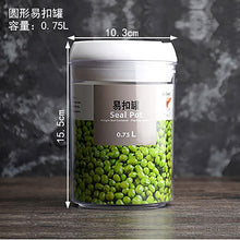 Load image into Gallery viewer, Recipiente de armazenamento de alimentos caixa de armazenamento de cozinha de plástico tanque de armazenamento multigrain transparente latas seladas fáceis de fivela multi-capacidade